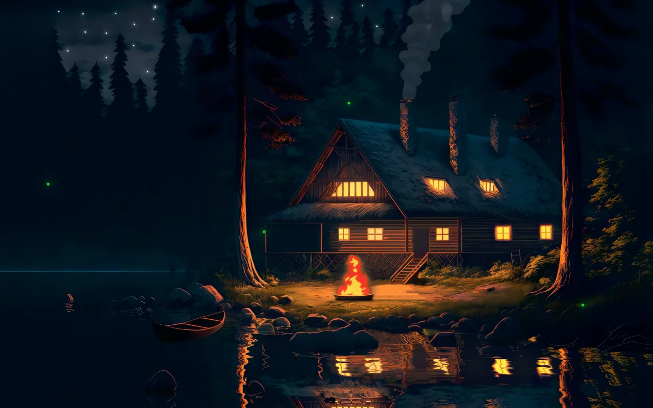 House in the Forest live wallpaper preview