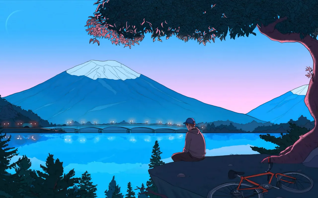 Lonely Lofi Boy live wallpaper preview