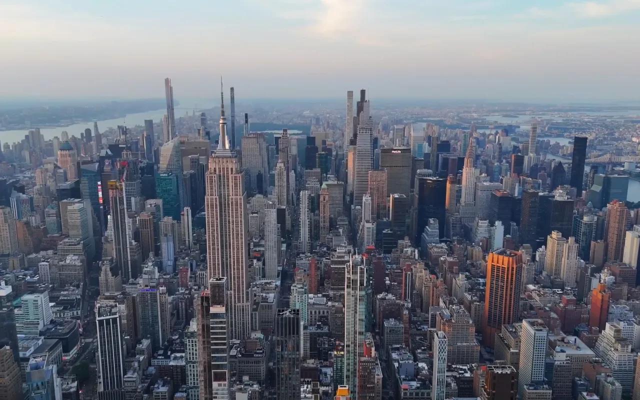 New York City Aerial live wallpaper preview