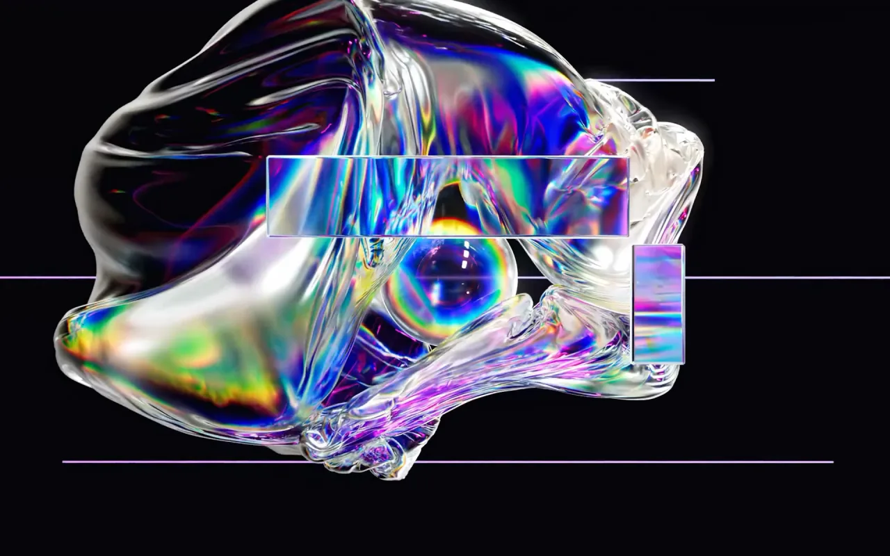 Liquid Glass live wallpaper preview