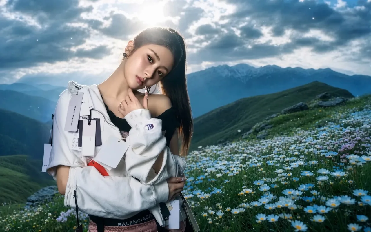 Huh Yunjin - Le Sserafim live wallpaper preview