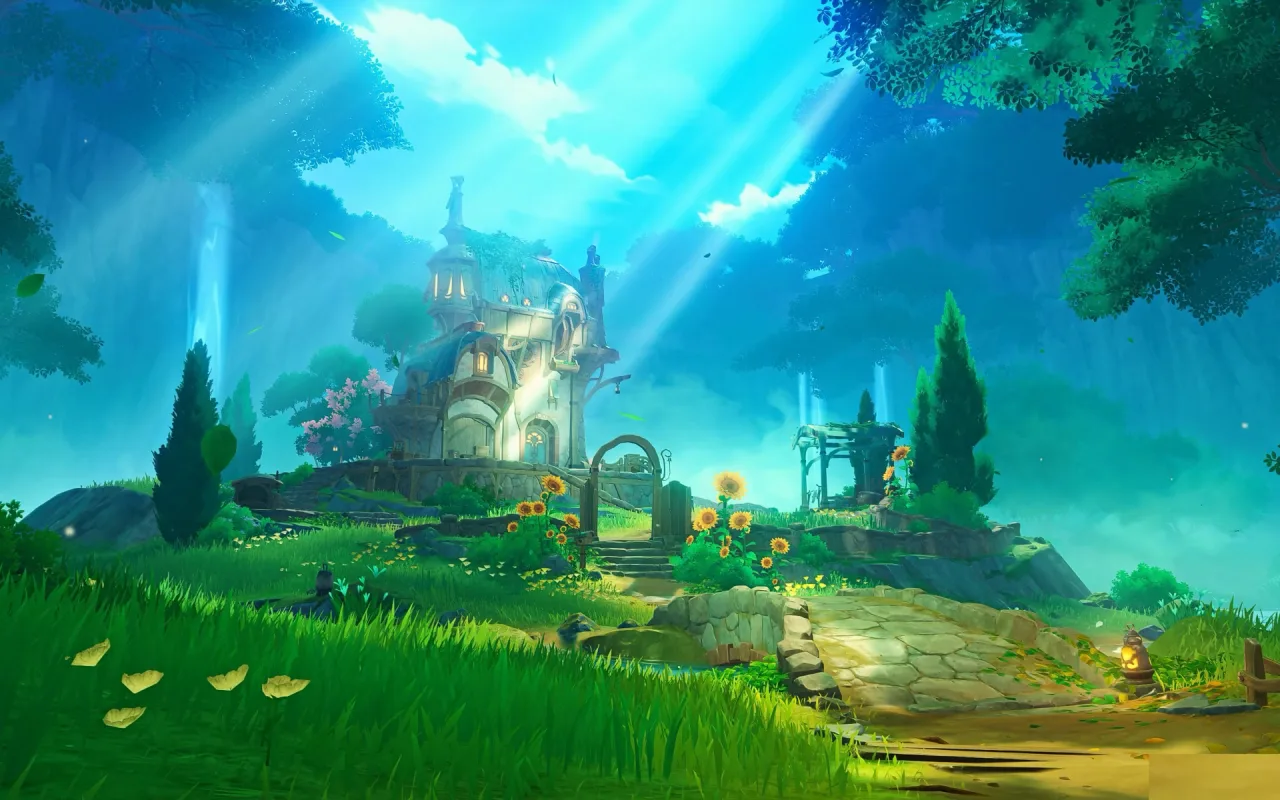 Genshin Scenery live wallpaper preview