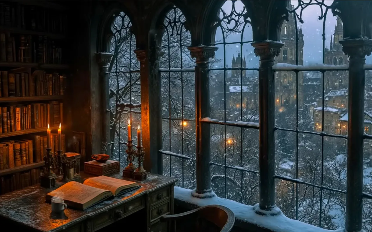 Cosy Snowy Castle live wallpaper preview