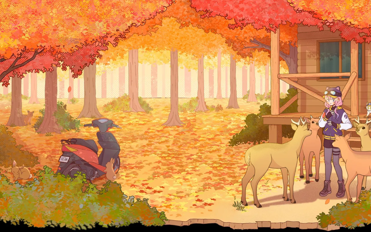 Steam – Autumn Gathering live wallpaper preview