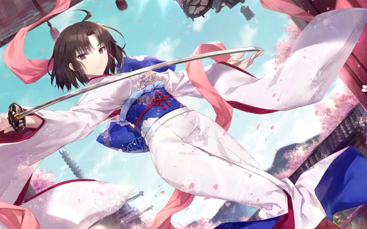 Ryougi Shiki live wallpaper preview