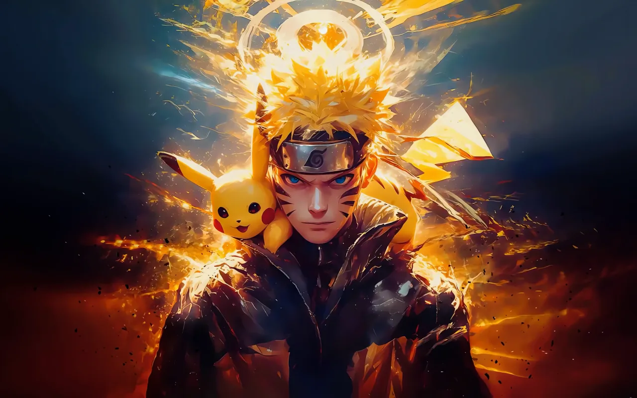 Pikachu & Naruto live wallpaper preview