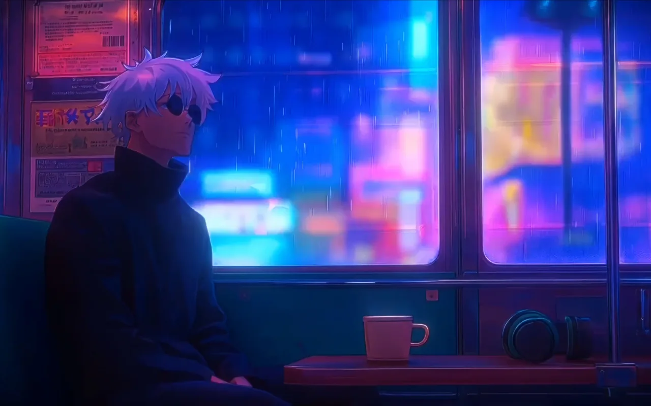 Gojo Satoru Train live wallpaper preview