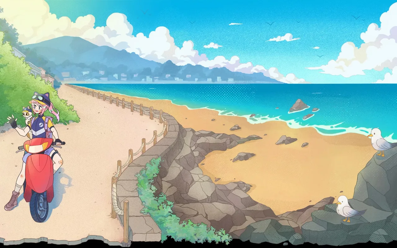 Steam – Sun and Surf live wallpaper preview