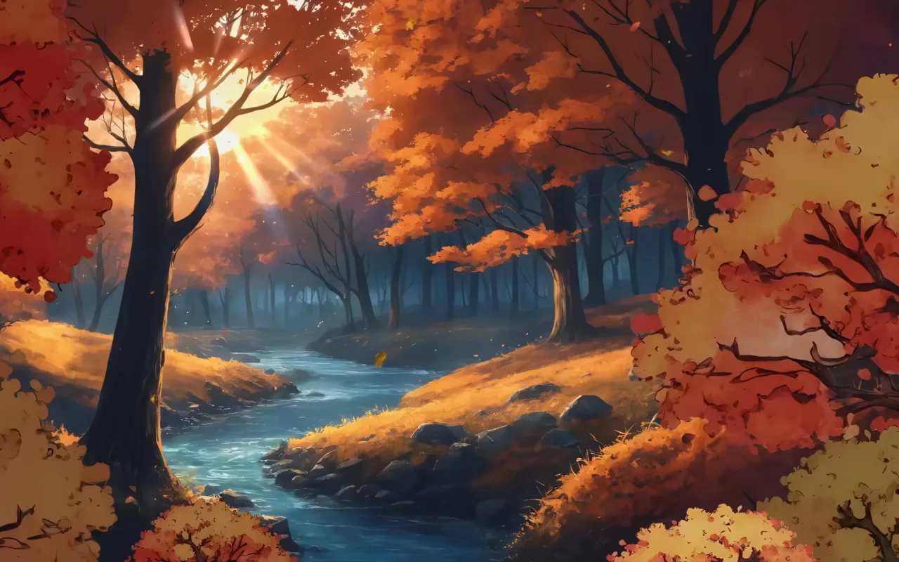 Animated Autumn live wallpaper preview