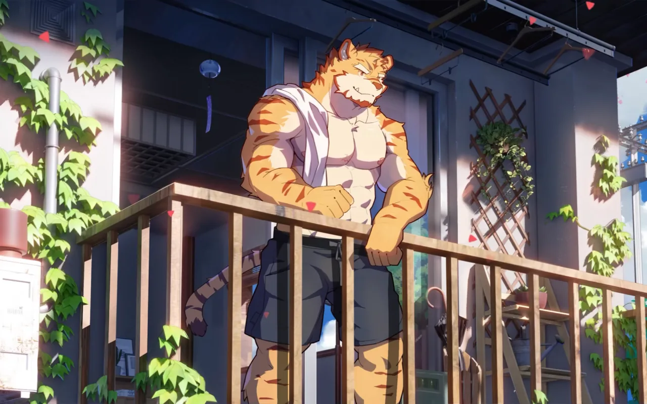 Summertime Furry live wallpaper preview
