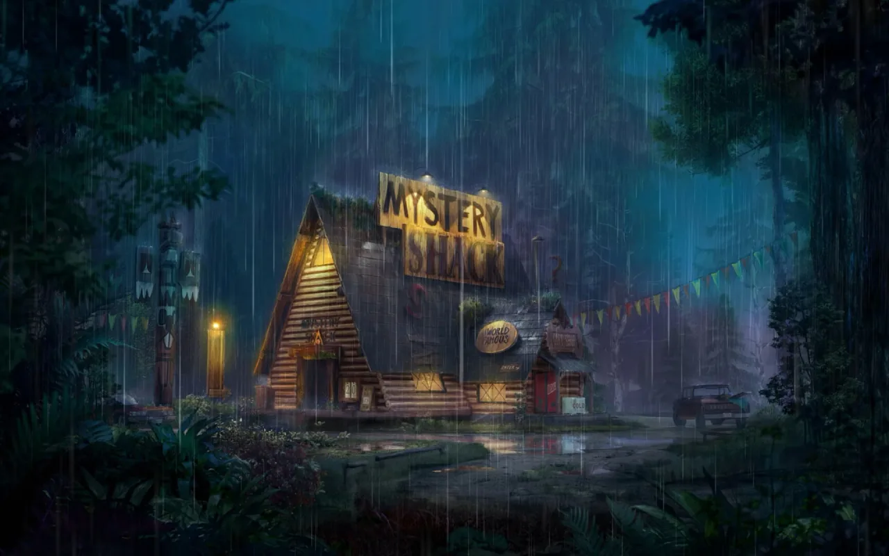 Mystery Shack live wallpaper preview