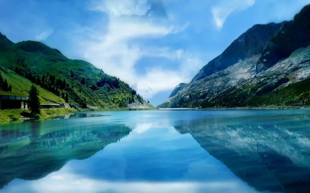 River Landscape live wallpaper preview