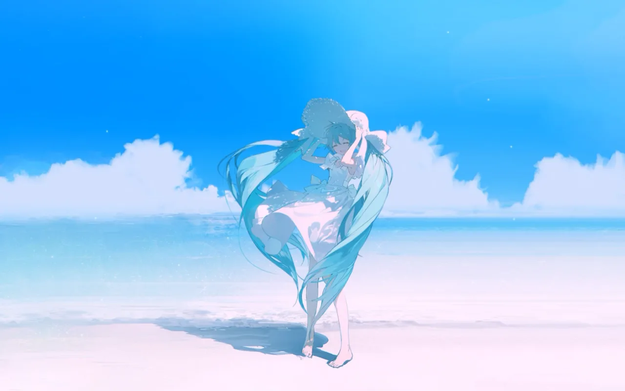 Hatsune Miku live wallpaper preview