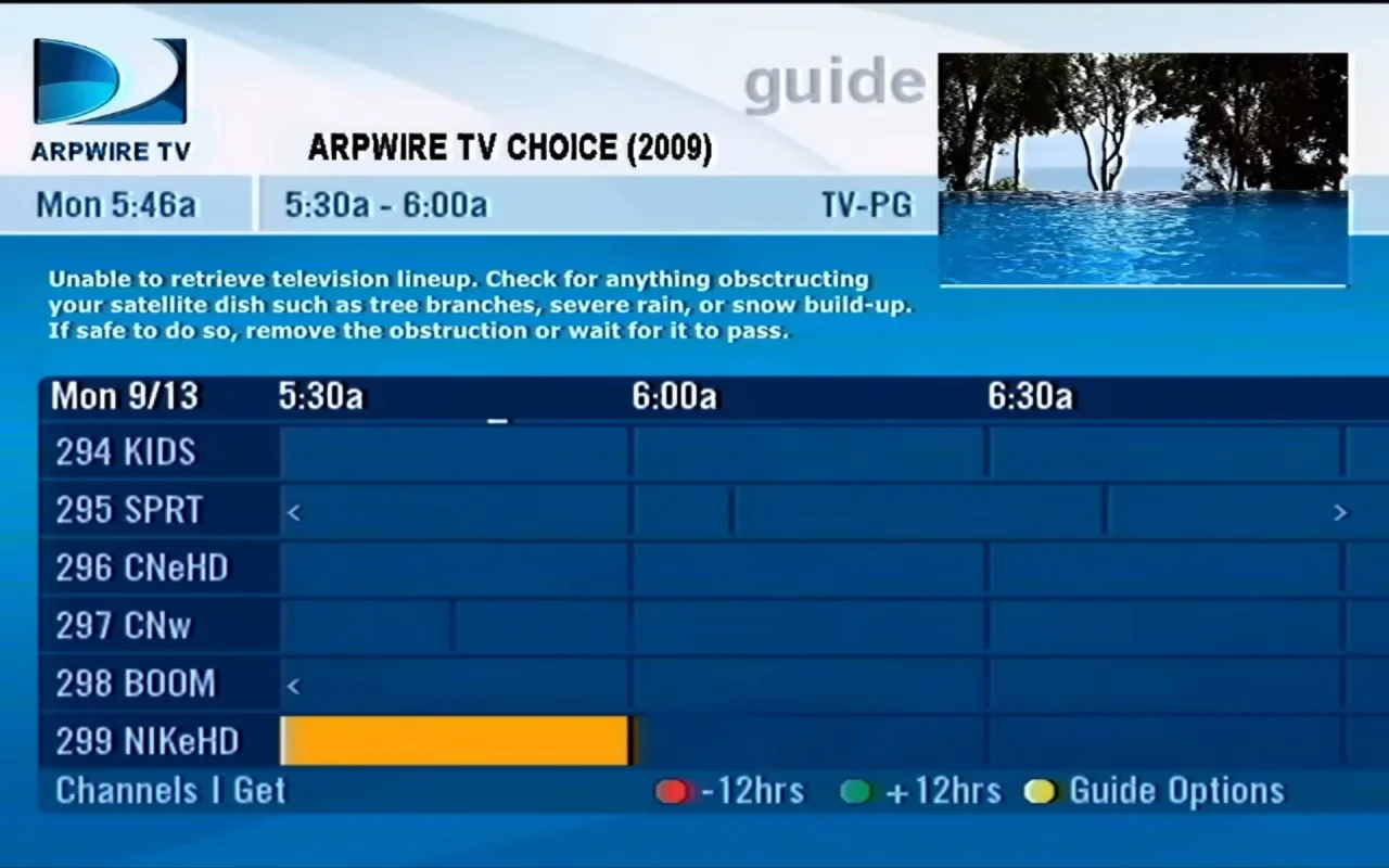 Arpwire TV Guide live wallpaper preview