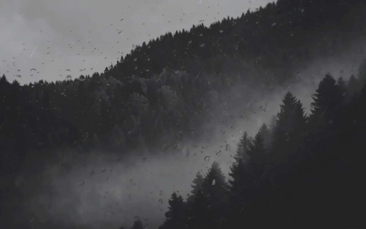 Foggy Mountain live wallpaper preview