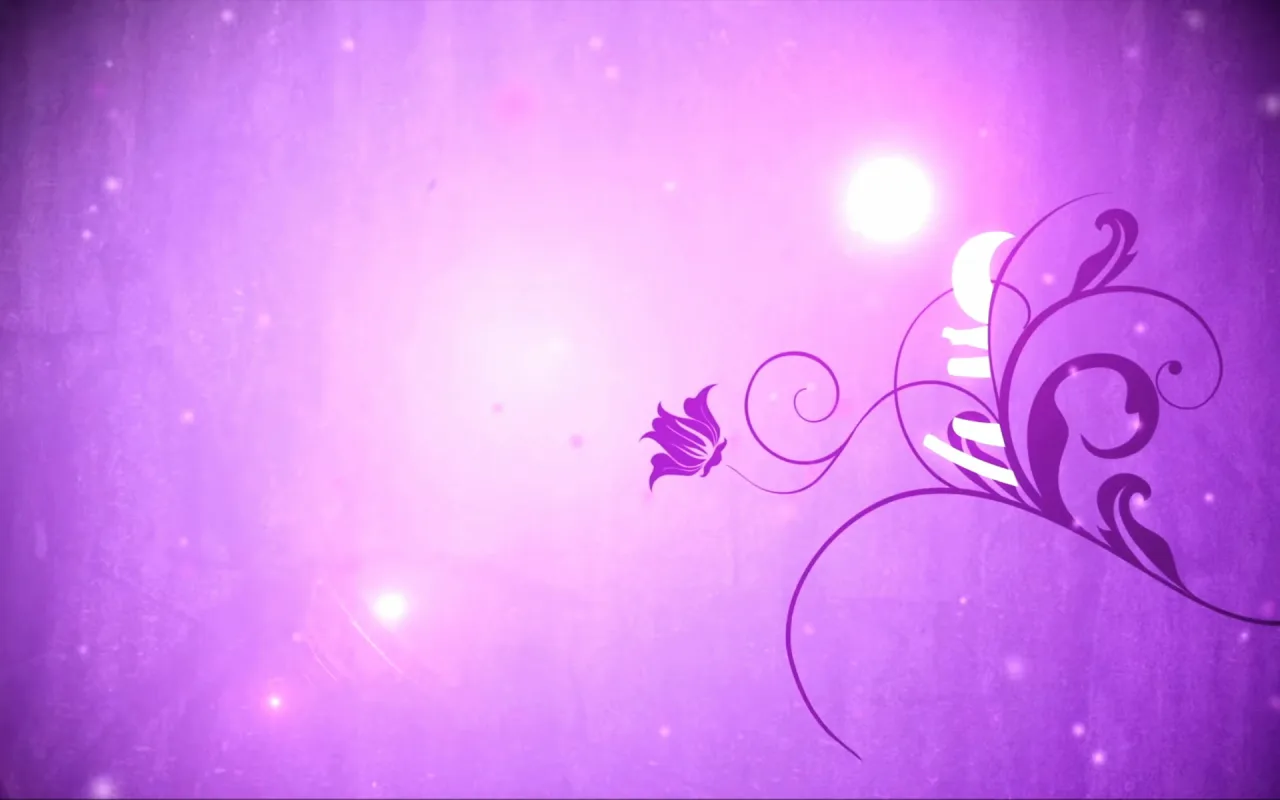 Purple Flourish live wallpaper preview