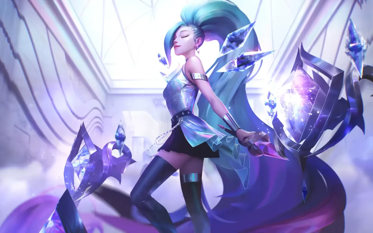 KDA Seraphine live wallpaper preview