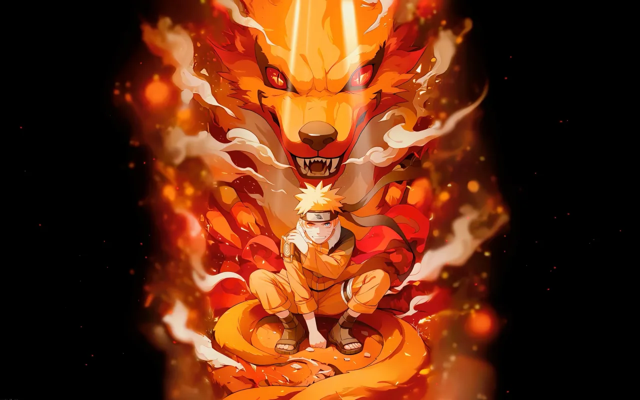 Naruto Nine Tailed Fox live wallpaper preview