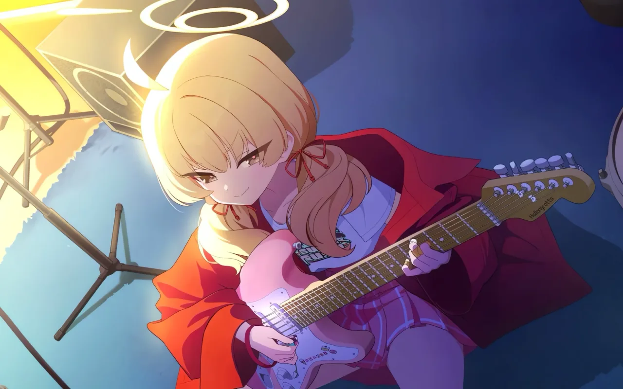 Blue Archive Yoshimi live wallpaper preview