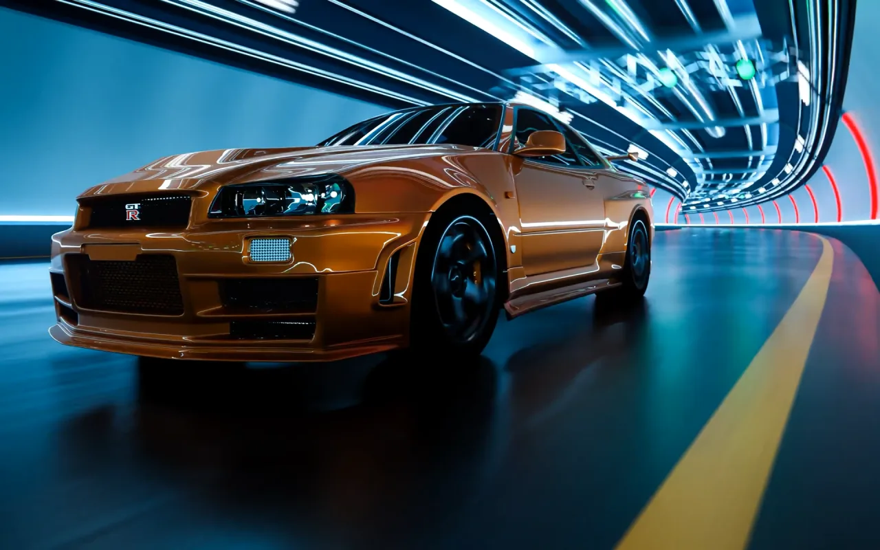 Skyline R34 live wallpaper preview