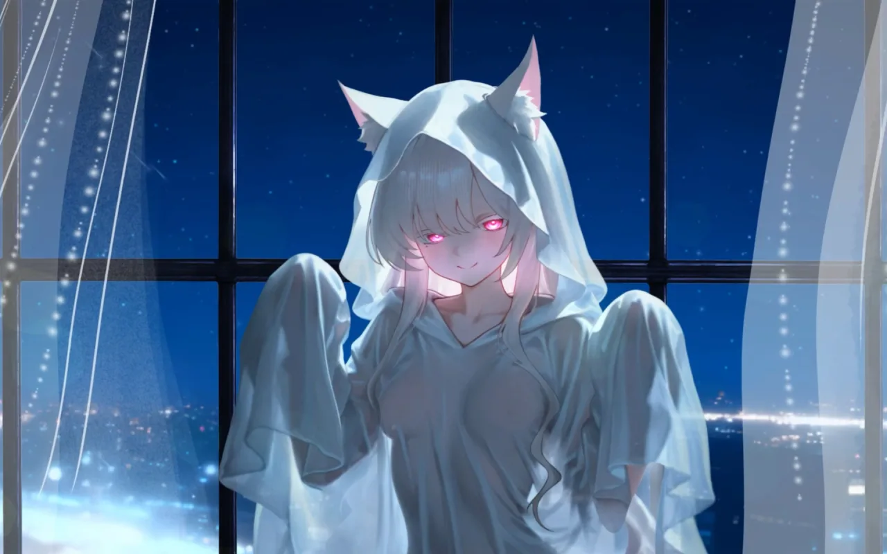 Fox Girl live wallpaper preview