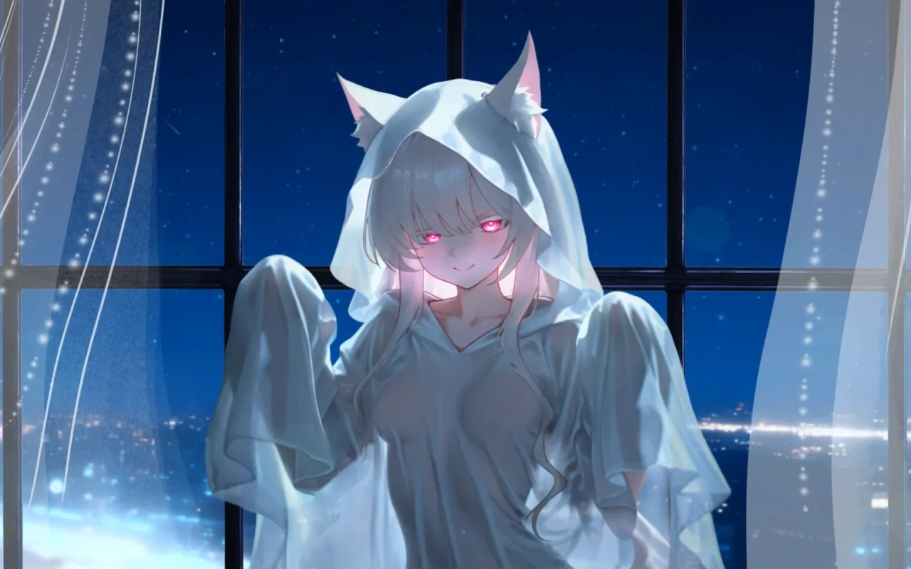 Fox Girl live wallpaper preview