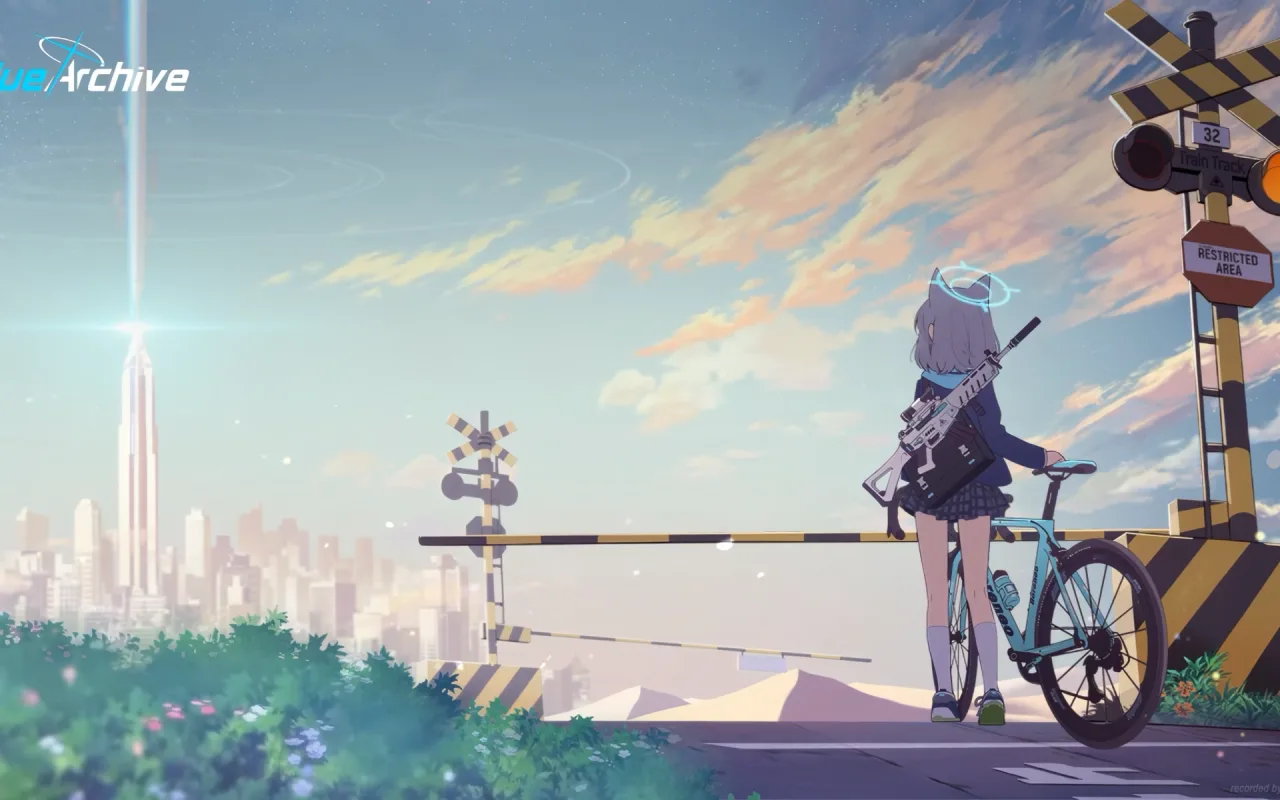 Sunaookami Shiroko Bike live wallpaper preview