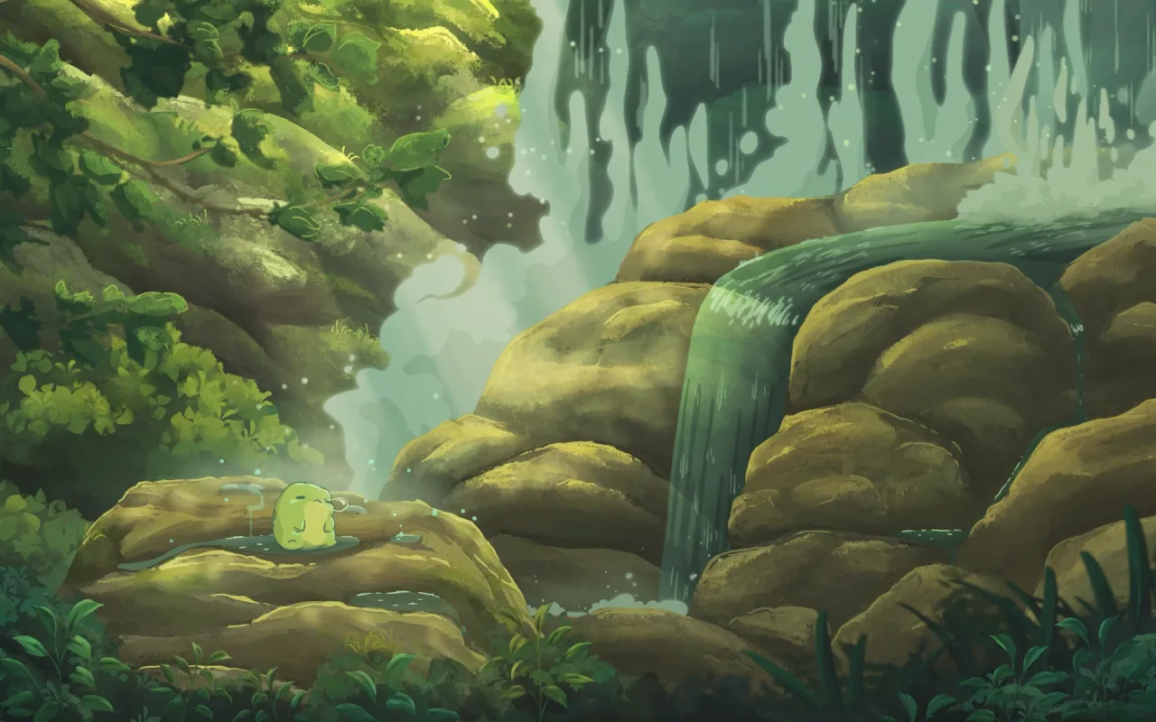 Waterfall Frog live wallpaper preview