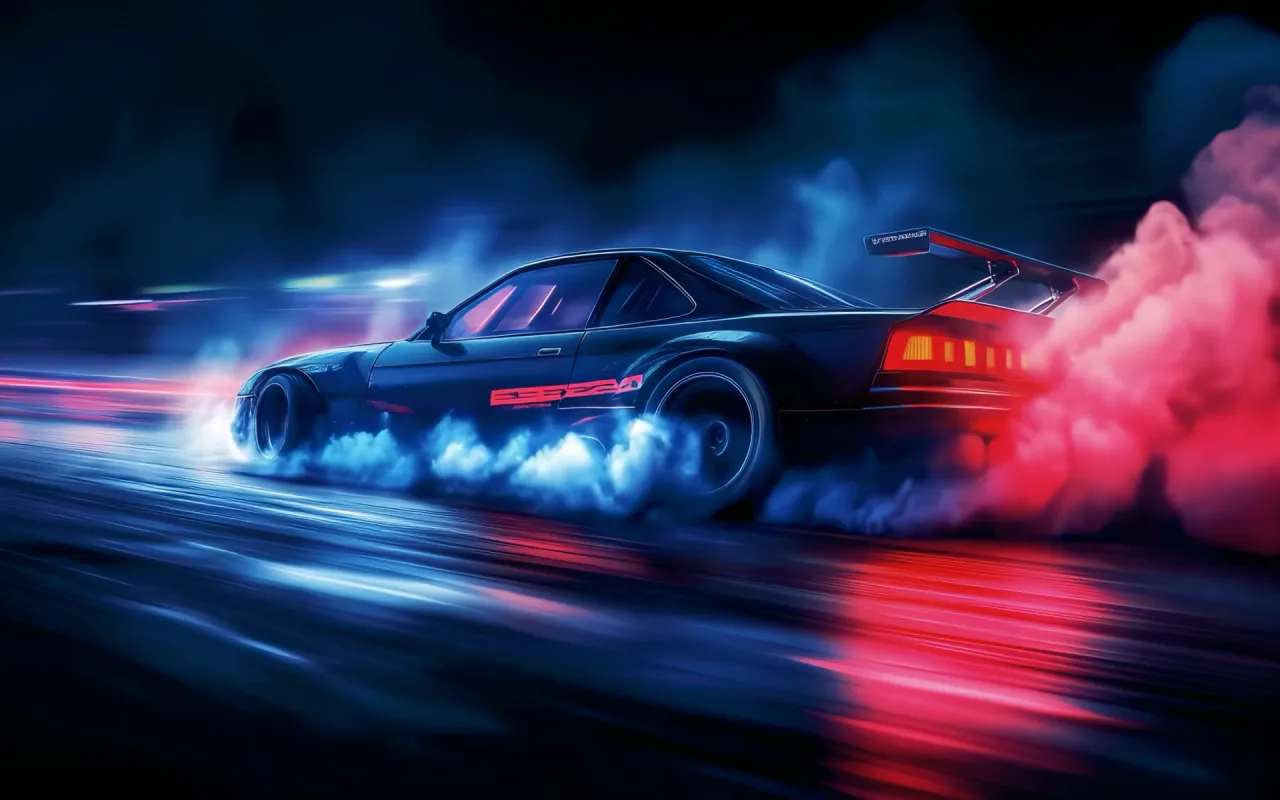 Racing Burnout live wallpaper preview