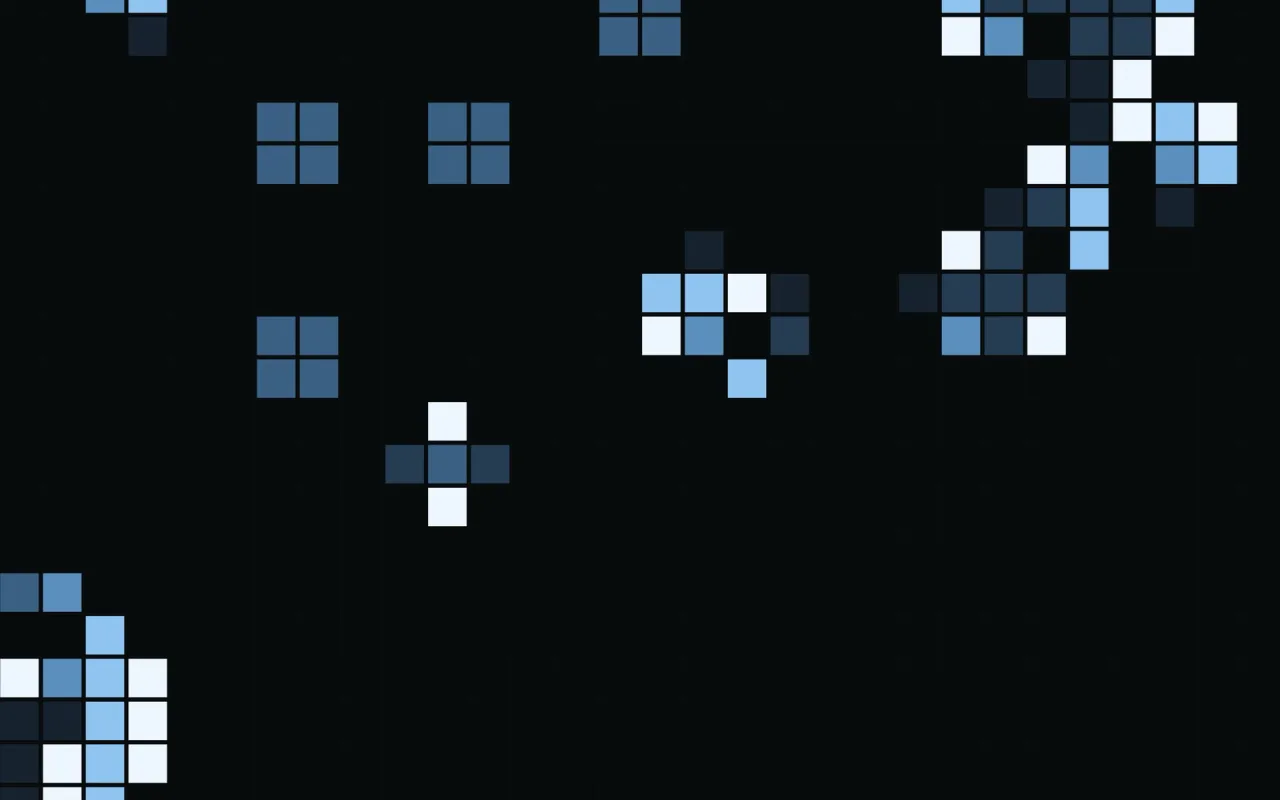 Conway's Game of Life Ice live wallpaper preview