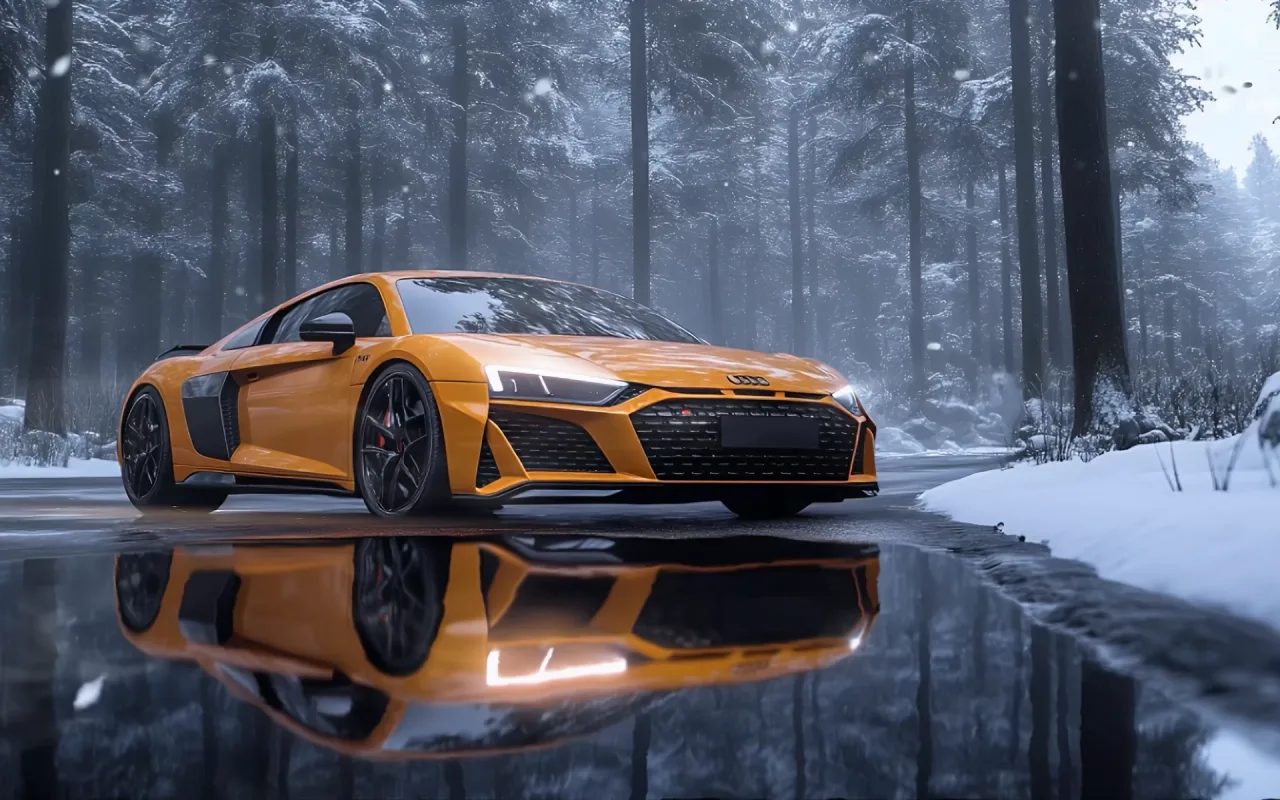 Audi Snow live wallpaper preview
