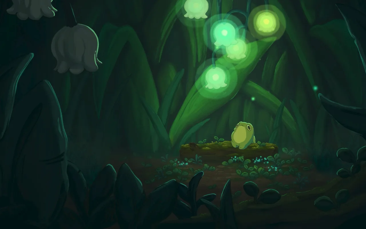Lily Valley Frog live wallpaper preview