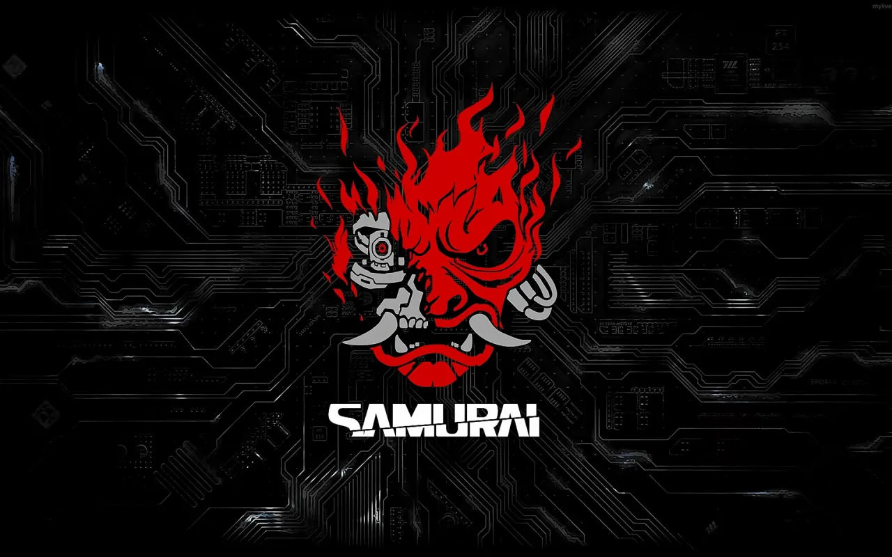 Cyberpunk 2077 Samurai live wallpaper preview