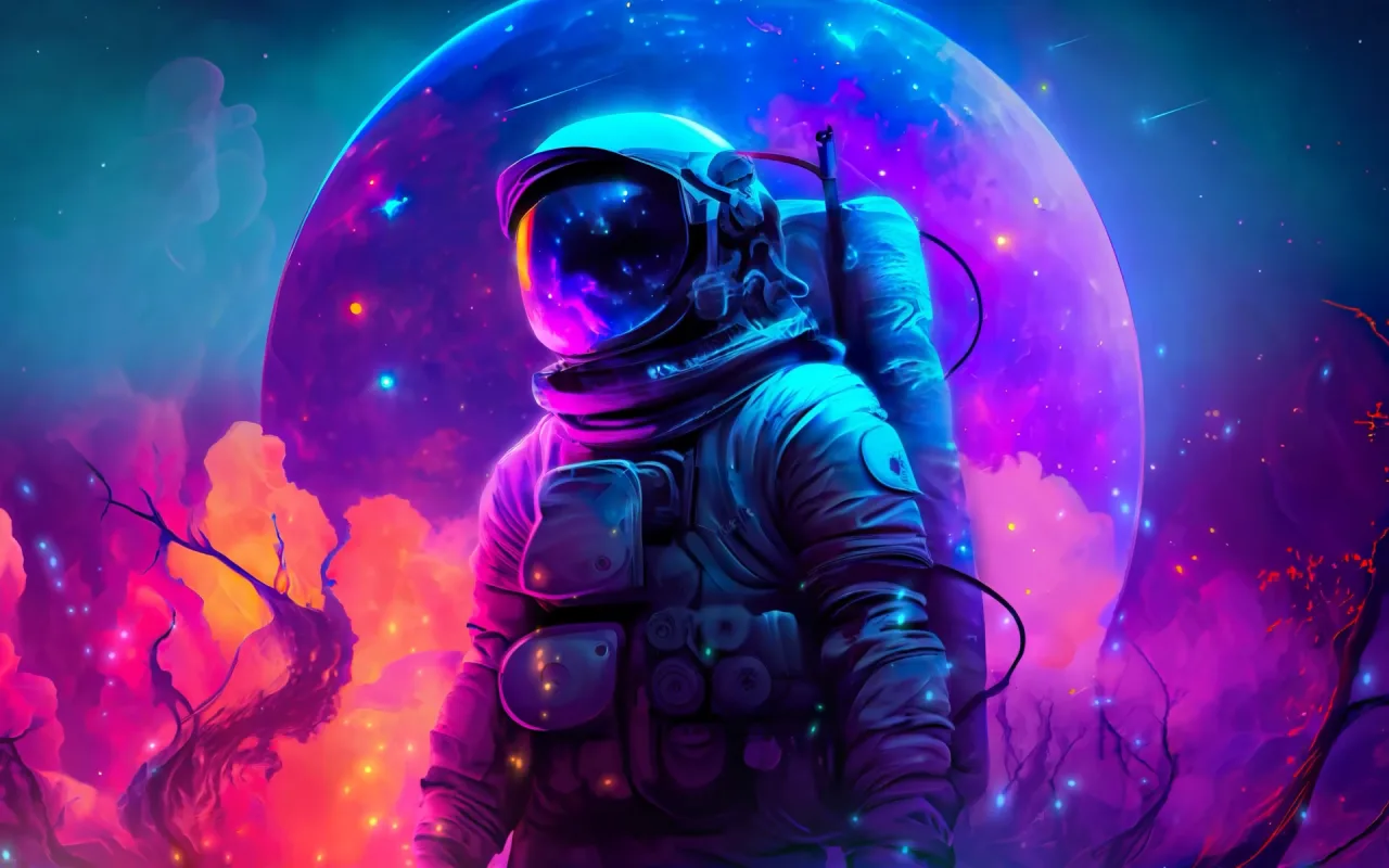 Astronaut live wallpaper preview