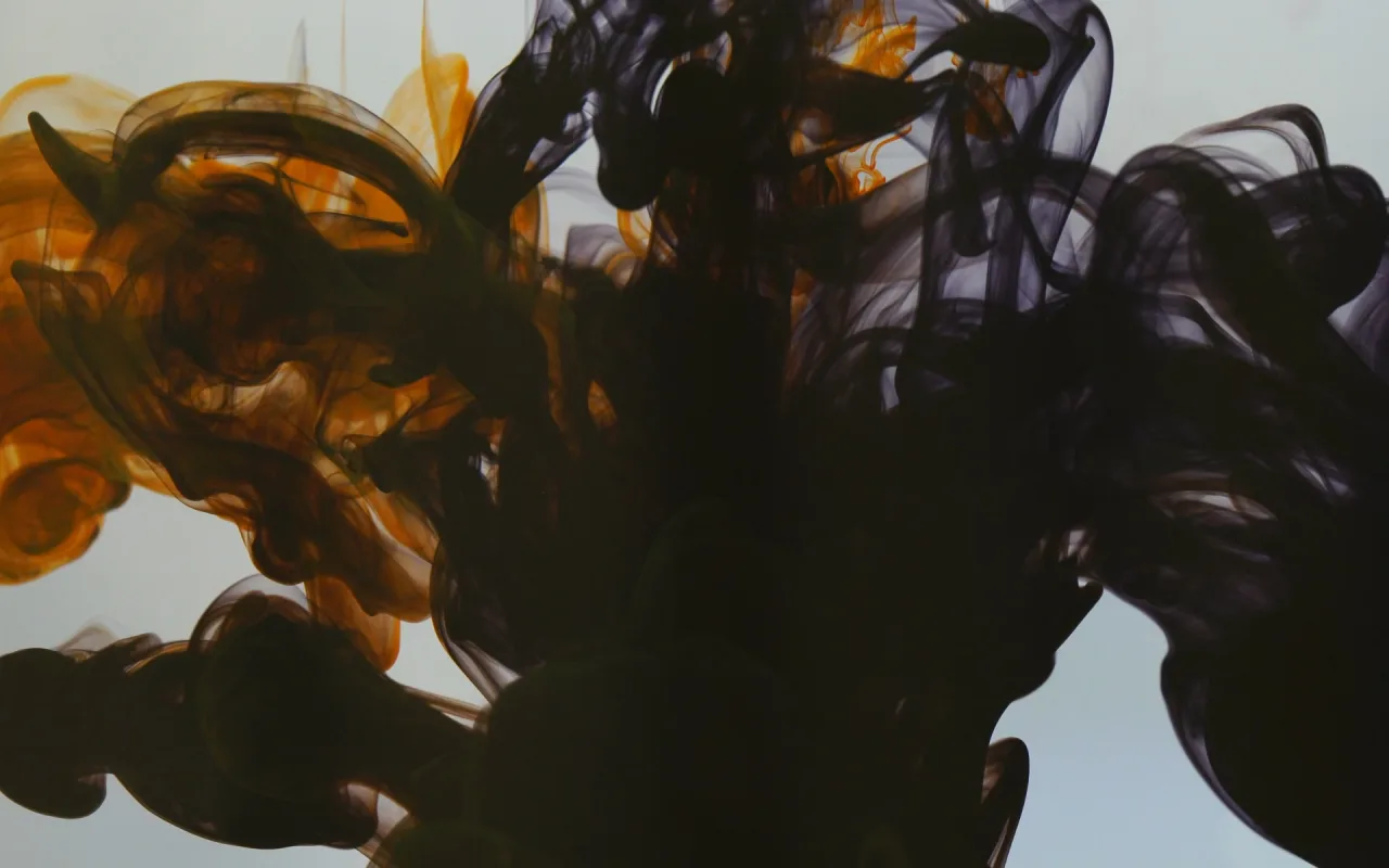 Orange and Black Ink live wallpaper preview