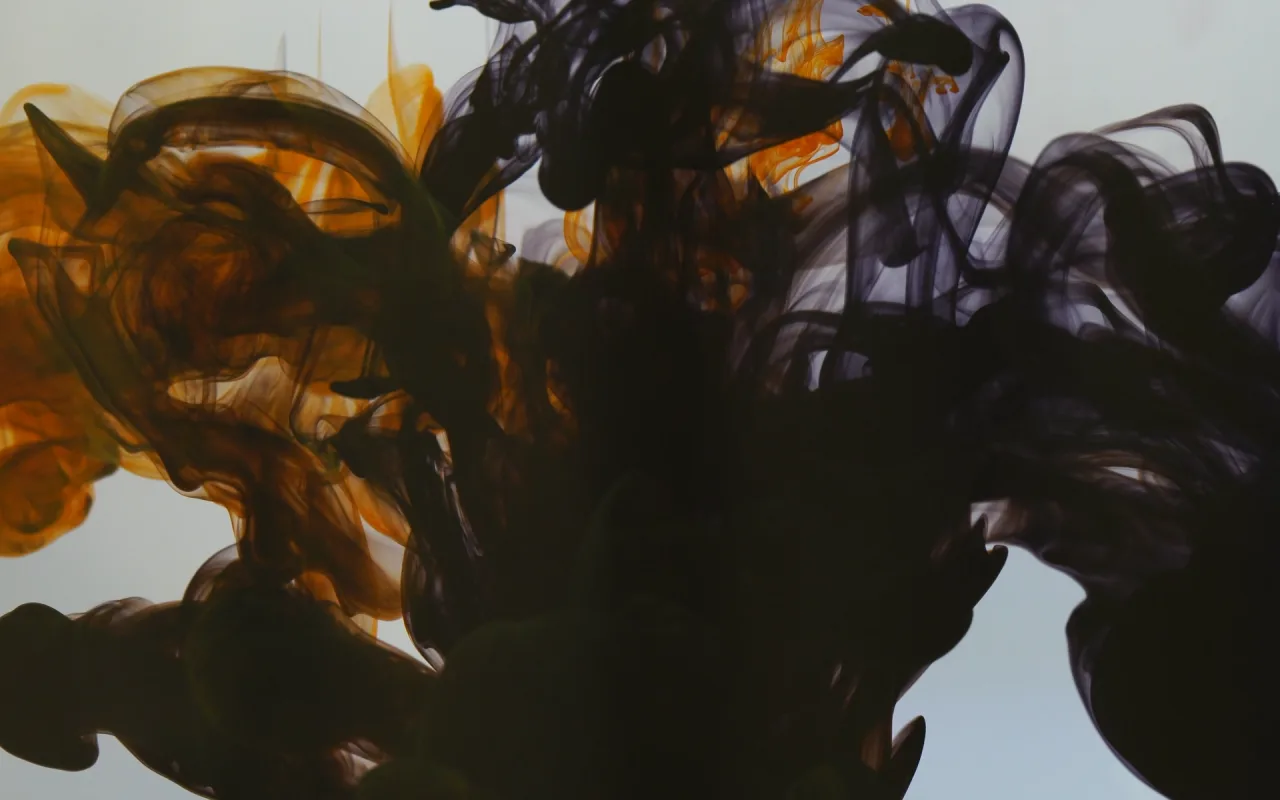 Orange and Black Ink live wallpaper preview