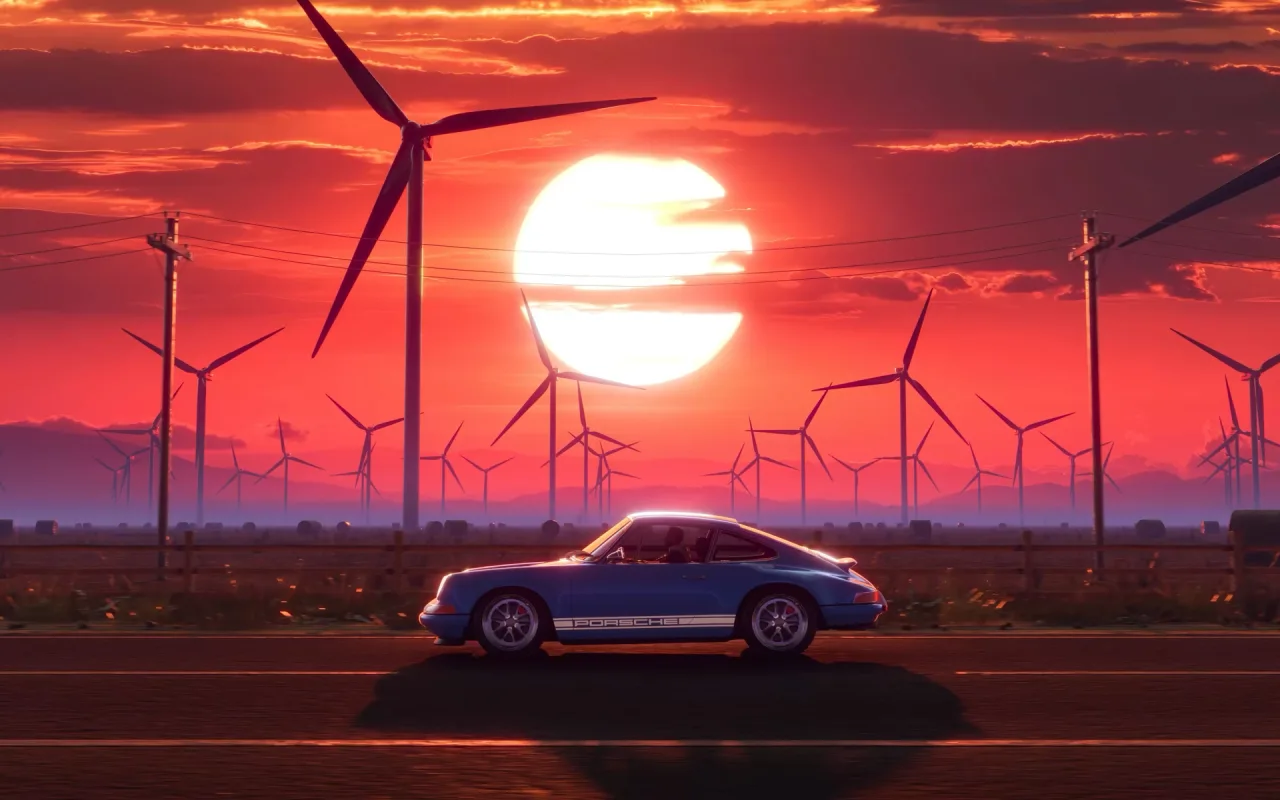 Windmills live wallpaper preview
