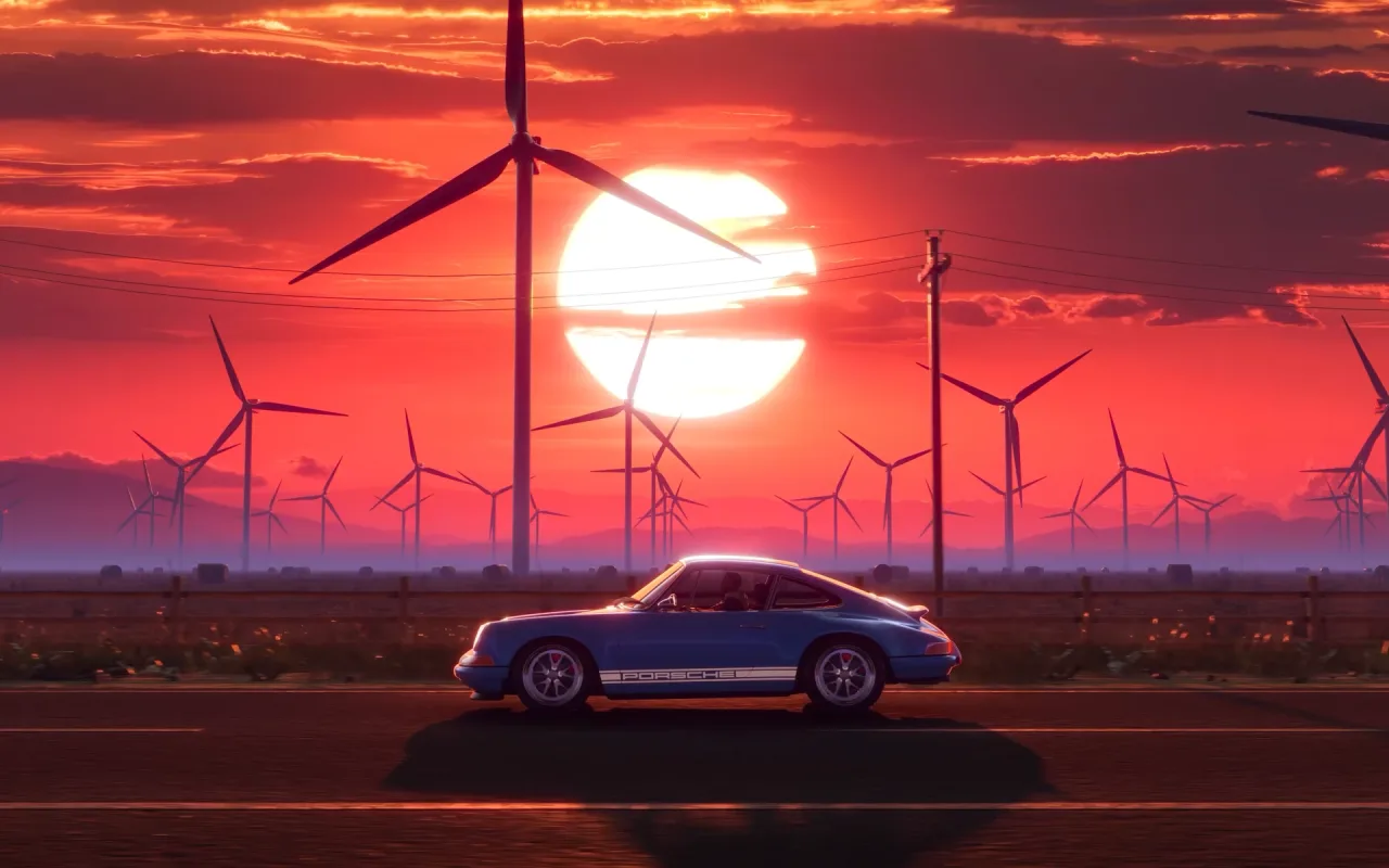Windmills live wallpaper preview