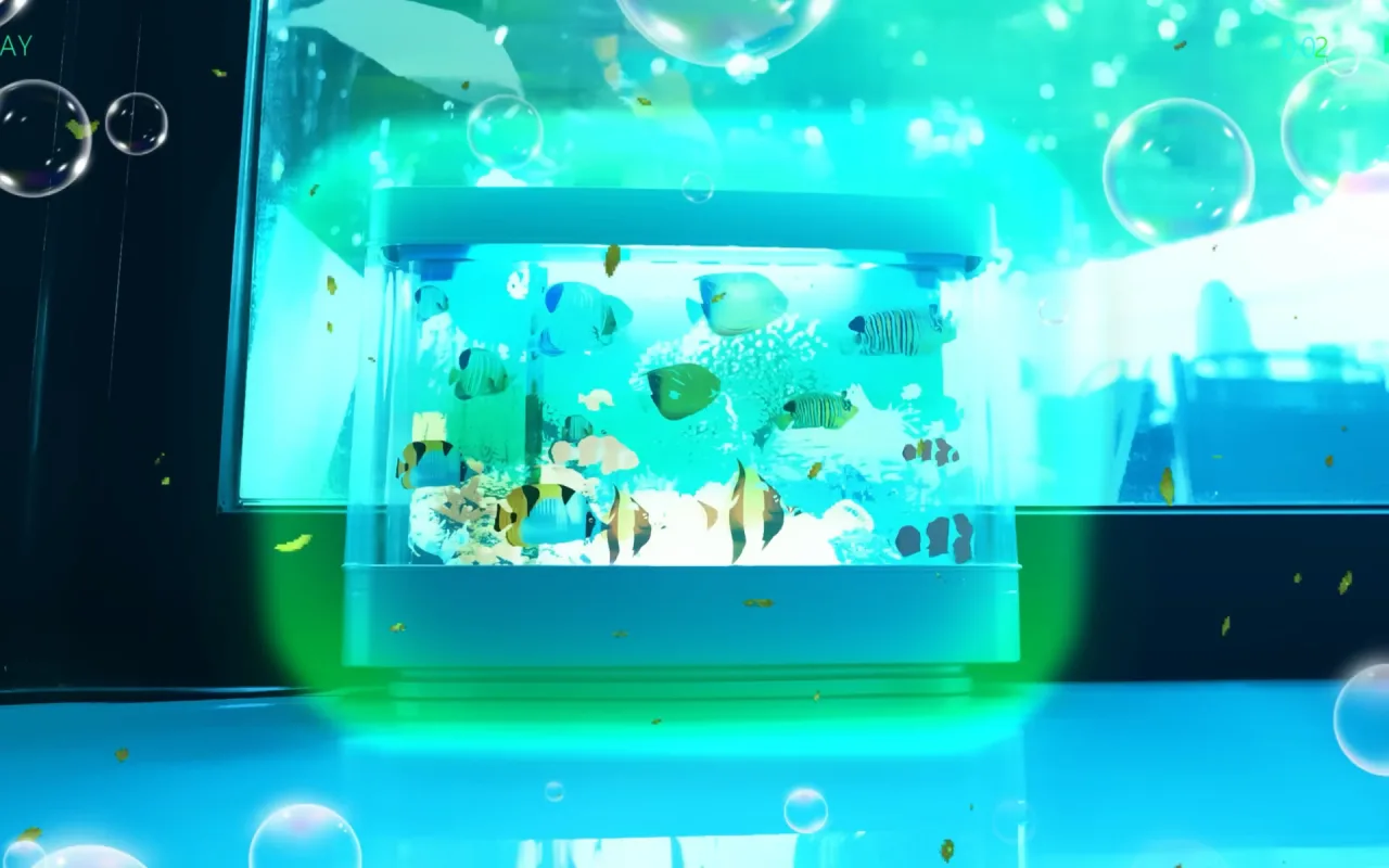 Vibrant Aquarium live wallpaper preview