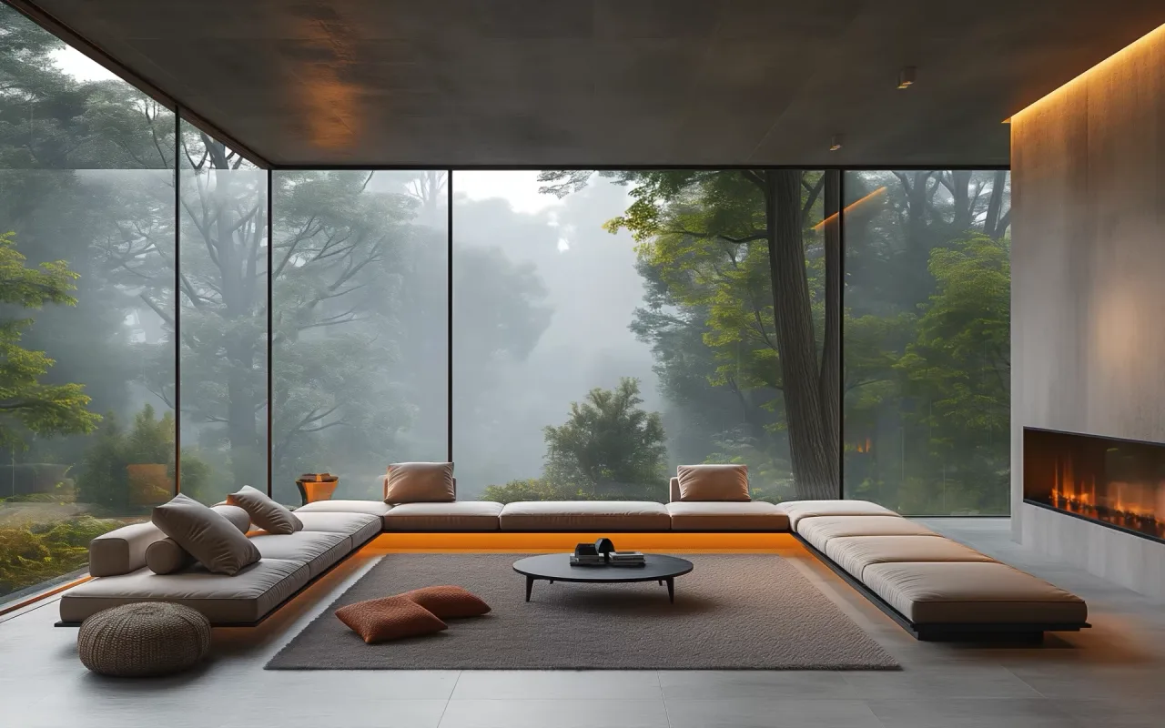 Rainy Forest Room live wallpaper preview