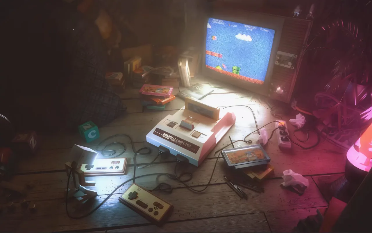 8 Bit Mario Console Live Wallpaper live wallpaper preview