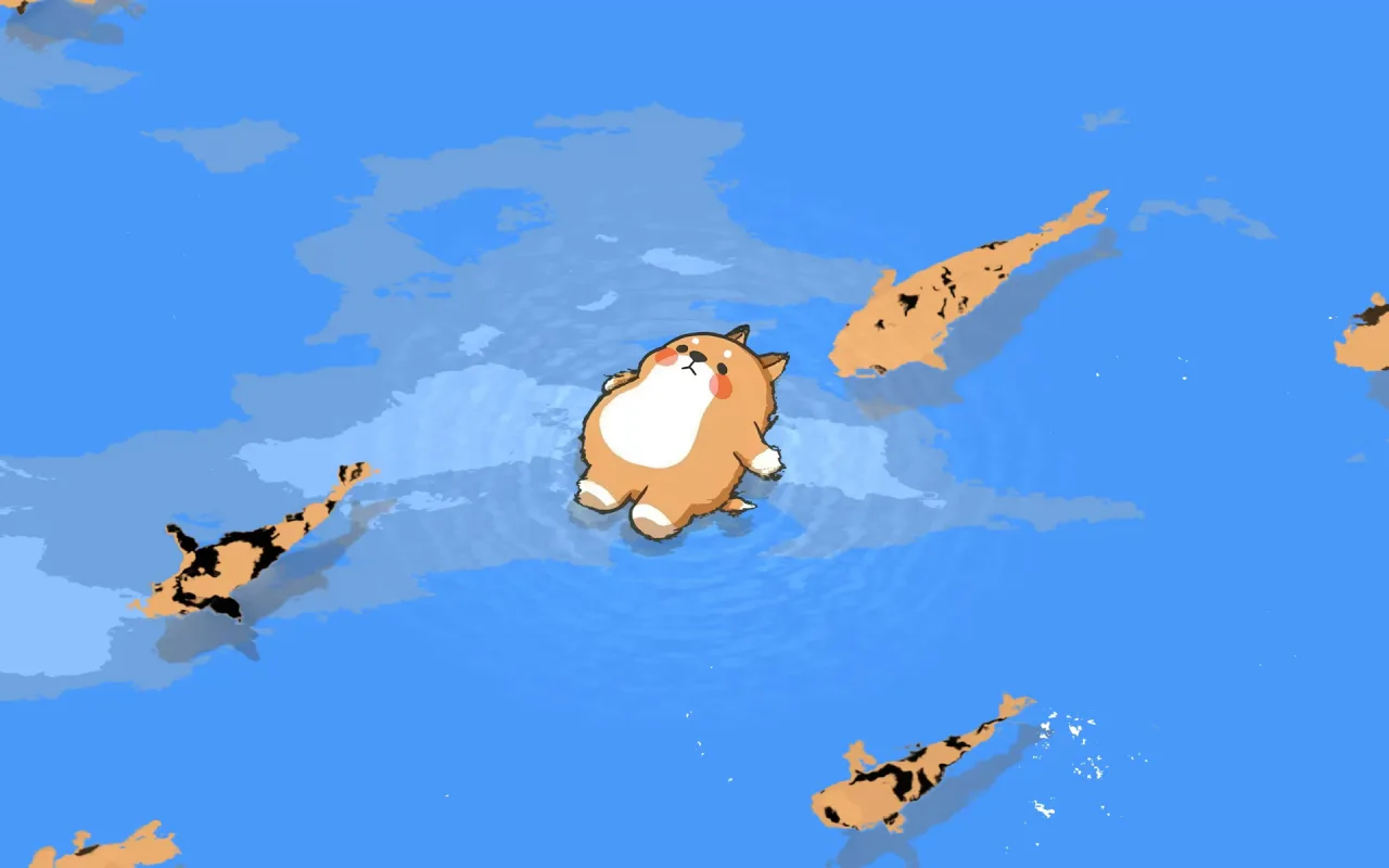 Koi Pond Dog live wallpaper preview