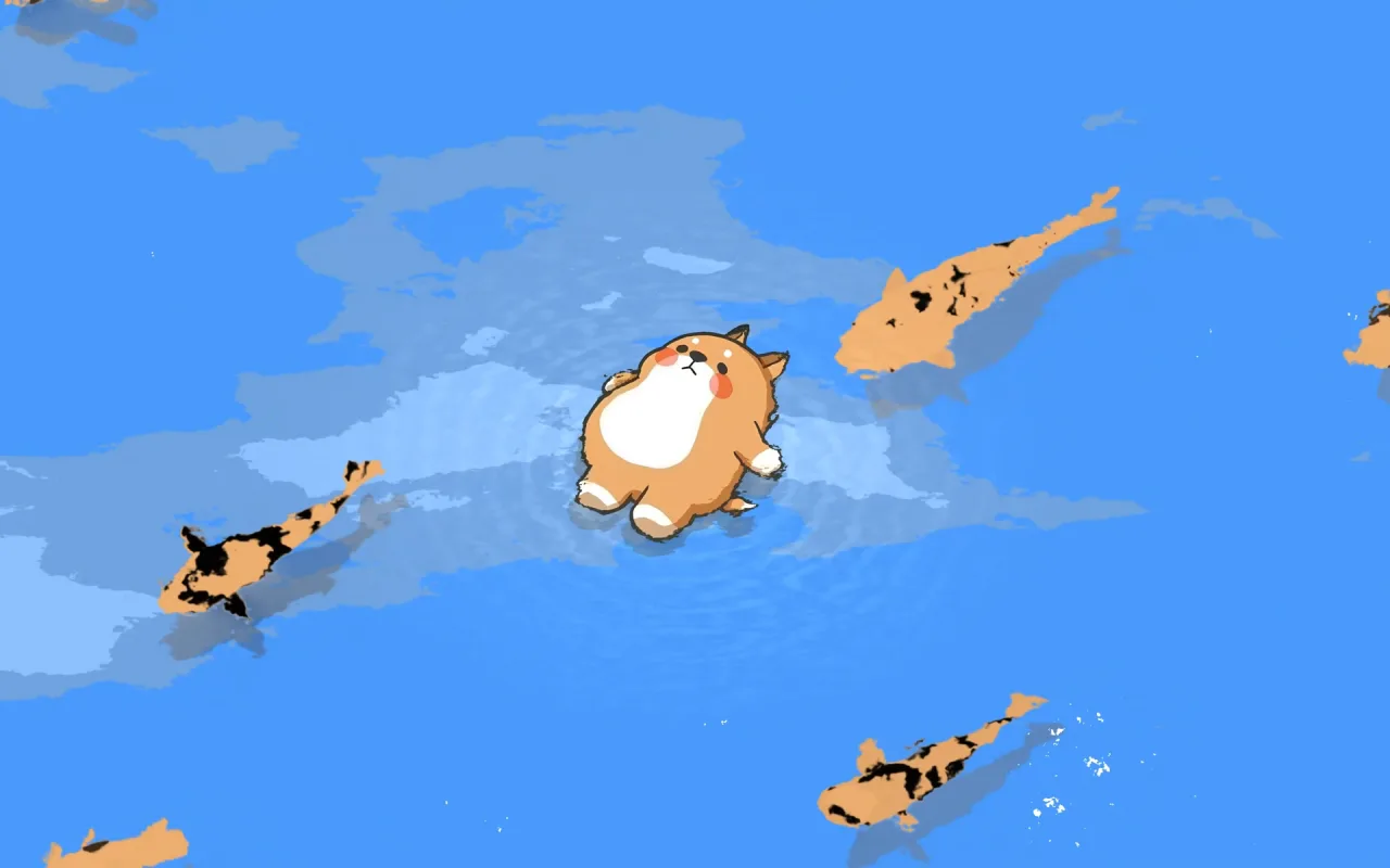 Koi Pond Dog live wallpaper preview