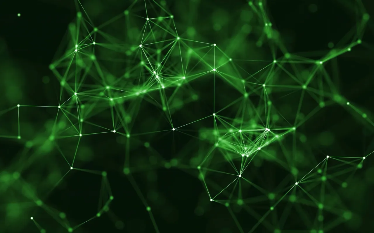 Green Particles live wallpaper preview