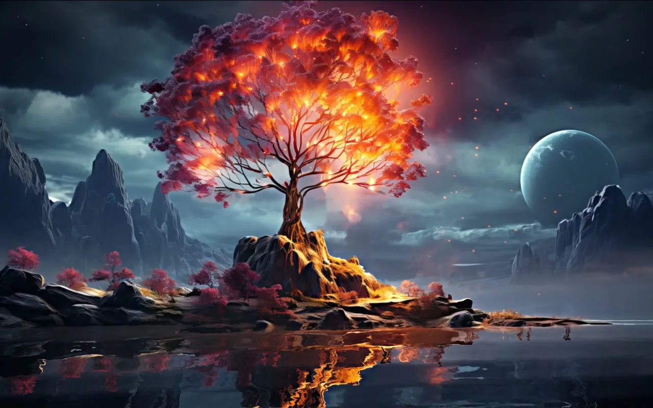 Magical Tree live wallpaper preview