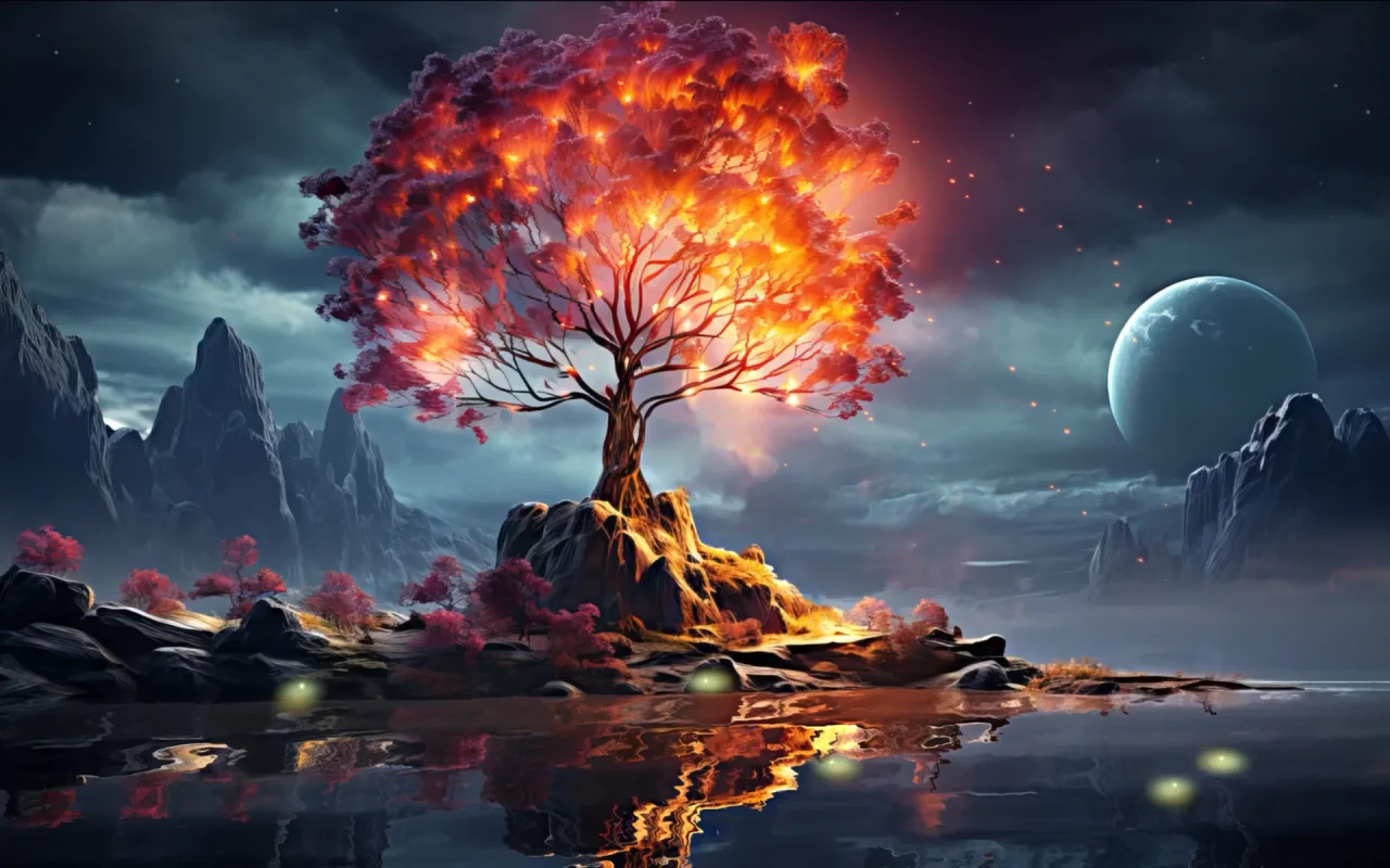 Magical Tree live wallpaper preview