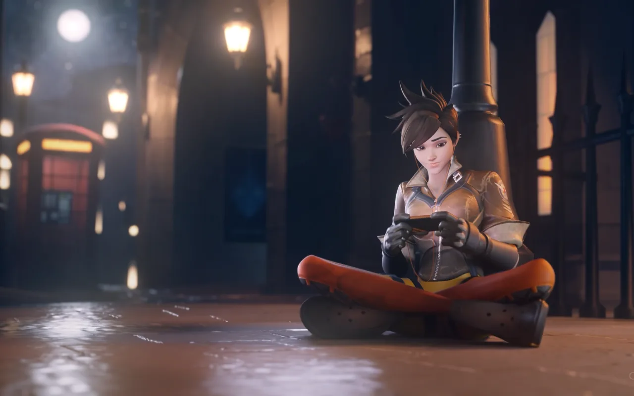 Tracer and Widow Chill live wallpaper preview