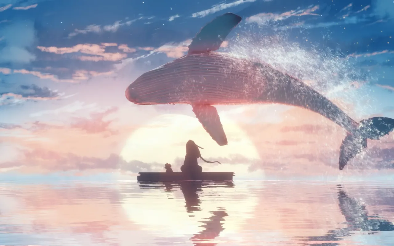 Whale Jump live wallpaper preview