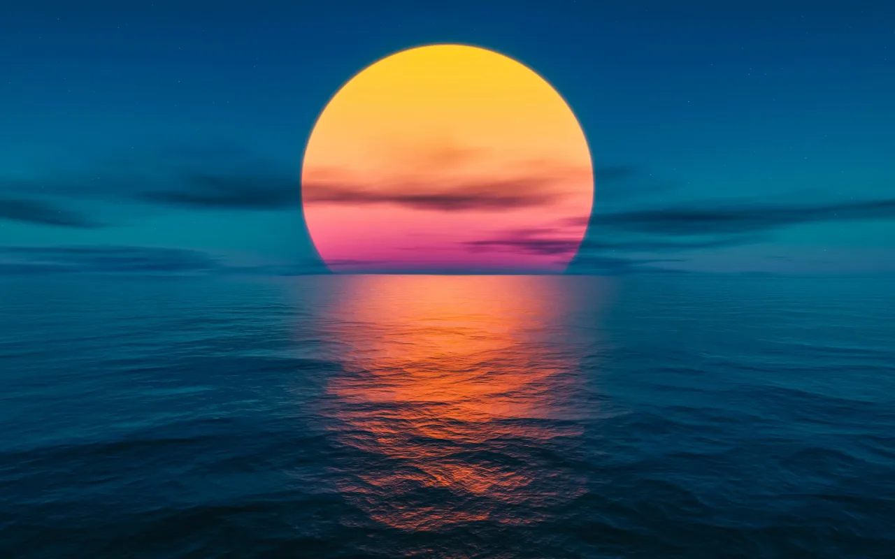 Retro Sun live wallpaper preview
