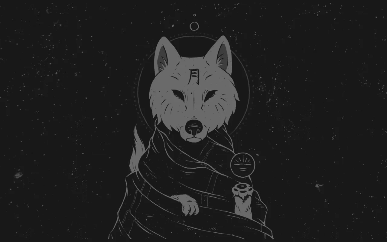 Wise Wolf live wallpaper preview